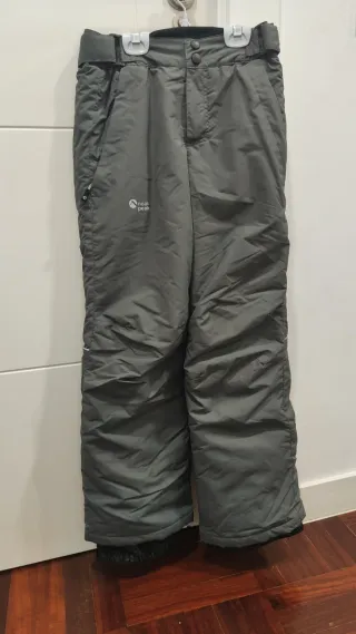 Pantalón de nieve para niño gris