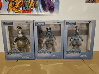 Lote Figuras Kingdom Hearts Sora Goofy Pete