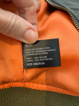 Chaqueta Bomber NLST Verde Militar