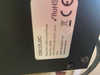 Chimenea Eléctrica Cecotec Pared