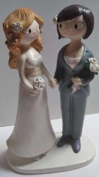 Figura Novios Boda con Niño