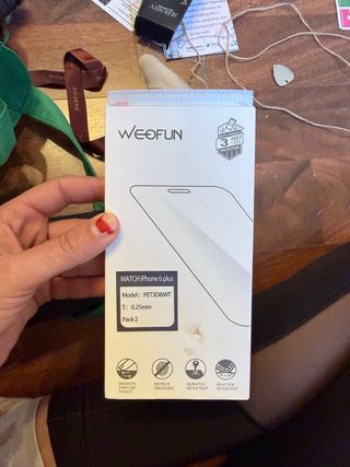 2 Protezioni Schermo per iPhone 6 Plus Weofun