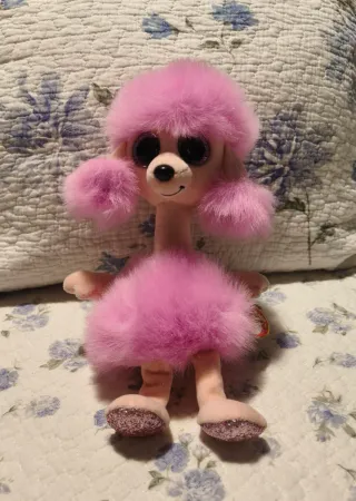 Peluche Caniche Rosa TY Beanie Boo