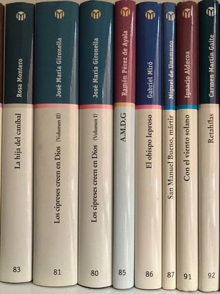 Libros literatura en castellano. 2,50 euros ejem