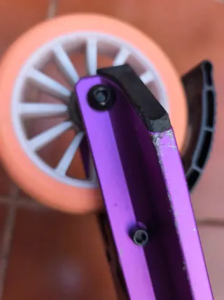 Patinete  OXELO morado decathlon