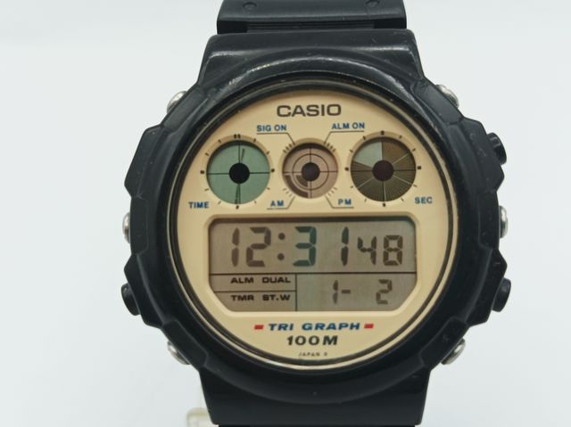 Giappone 1989. Orologio Casio TGW-10 Trigraph 100M