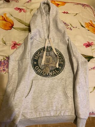 Sudadera Mickey Mouse Original Gris