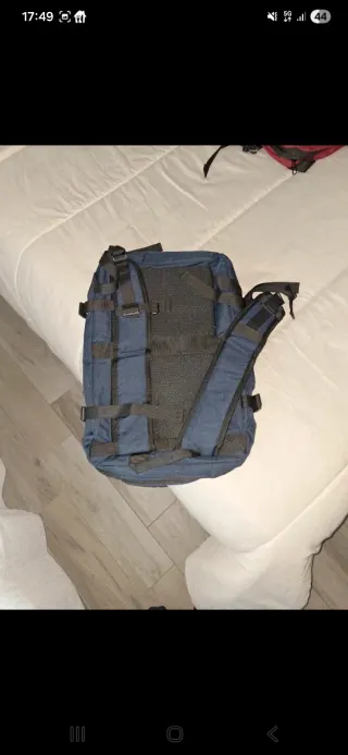 Zaino da viaggio blu/grigio