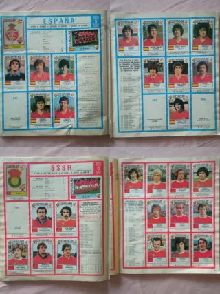 PANINI ALBUM CROMOS FÚTBOL ESPAÑA 82 WORLD CUP