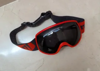 Gafas de esquí infantiles rojas