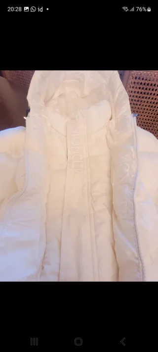 Parka de Plumas Blanca