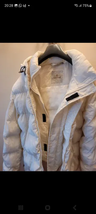 Parka de Plumas Blanca