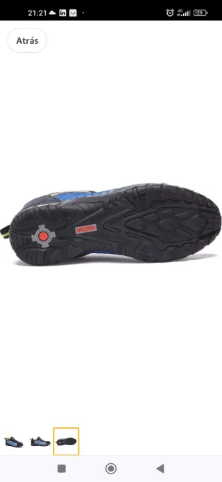 Zapatos de seguridad marca Paredes