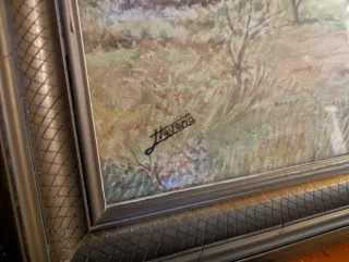 Cuadro obra de arte paisaje Llaveria