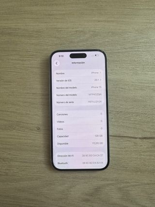 iPhone 15 Azul 128GB