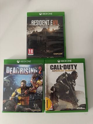 Xbox One con 3 giochi e controller rosso