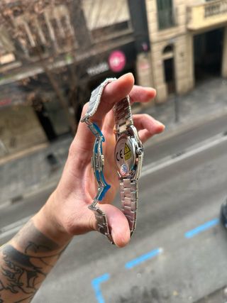 Reloj Poedagar Plata y Turquesa Nuevo