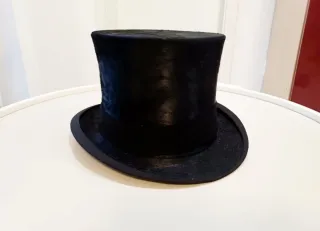 Chistera antigua 1900 Piel Alemania Lujo Talla M