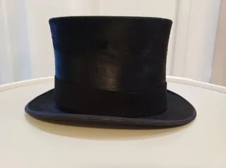 Chistera antigua 1900 Piel Alemania Lujo Talla M