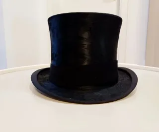 Chistera antigua 1900 Piel Alemania Lujo Talla M