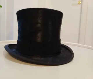 Chistera antigua 1900 Piel Alemania Lujo Talla M