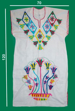 Chilaba bordada EGIPCIA, para mujer. Preciosa