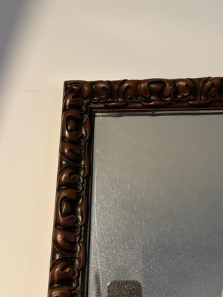 Espejo Marco Madera Tallado