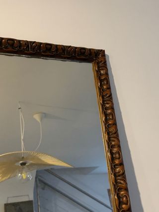 Espejo Marco Madera Tallado