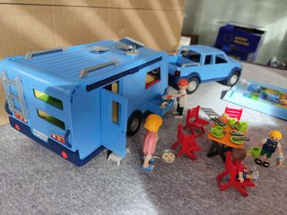 Playmobil caravana y coche 9502