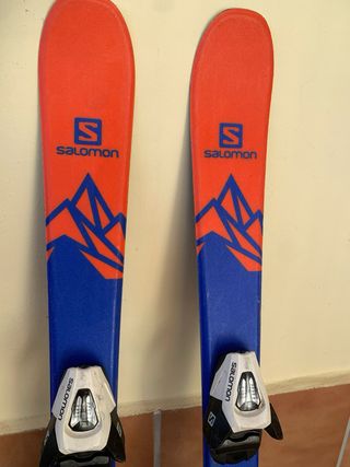 Sci Salomon QST 90 + bastoni Salomon + scarponi