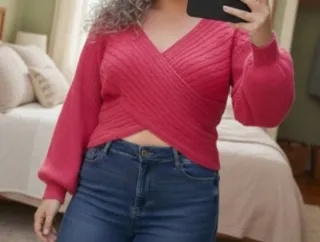 Jersey fucsia cruzado