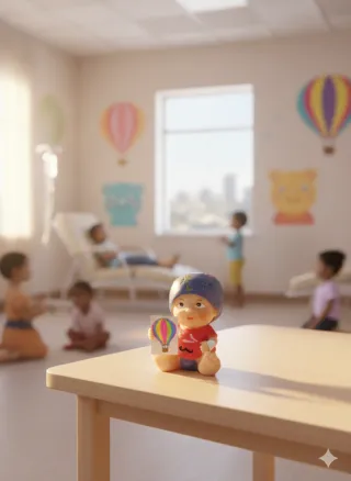 Muñecos Beby Pelones gorro arcoiris y morado