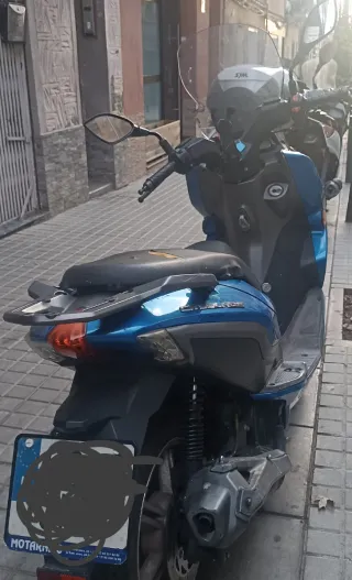 Maxiscooter 125cc Automática Azul