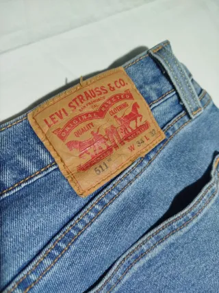 Pantalones vaqueros Levi's Rectos Talla L