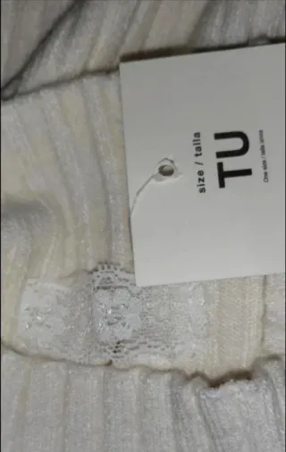 Vestido Mulaya Blanco Talla M