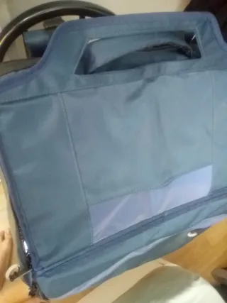 Mochila de reparto expandible azul