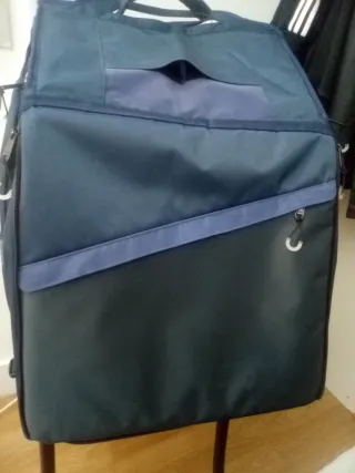 Mochila de reparto expandible azul