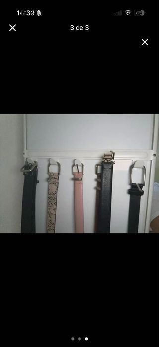 Espejo de pie blanco