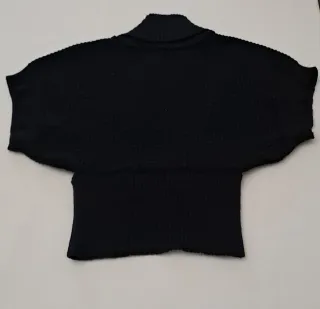 Gilet nero con cintura S/M