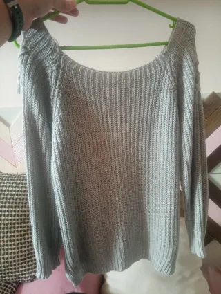 Jersey gris talla S No tiene etiqueta