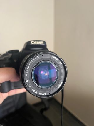 Canon EOS 400D + 18-55mm + disparador