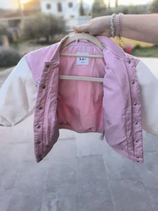 Chaqueta Sport NY Niña Rosa Talla 5 - 6