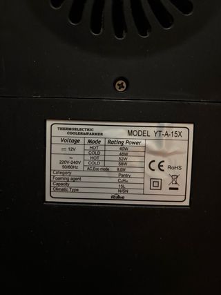 Nevera Portátil Kealive Frío/Calor 15L