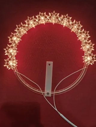 Aureola luminosa stelle cm 18