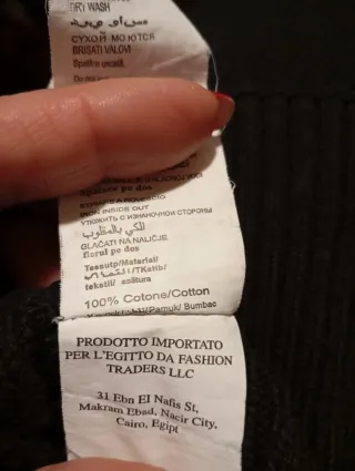 Maglione uomo nero Taglia L