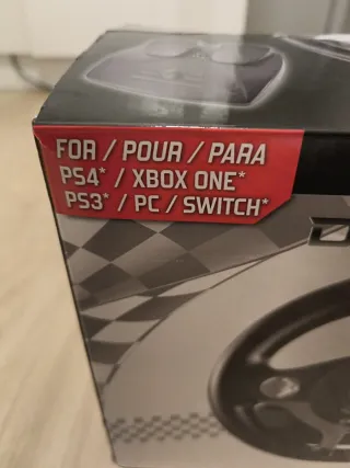 Volante y Pedales PS4/PS3/Xbox One/PC