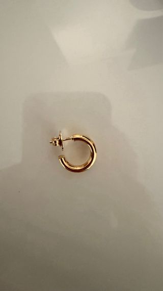 Pendientes aro pequeño bañado en oro Aristocrazy