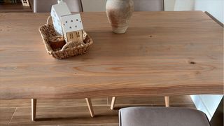 Mesa Comedor Madera Maciza Industrial