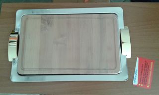 Vassoio Tagliere Giugiaro Design in acciaio 18/10