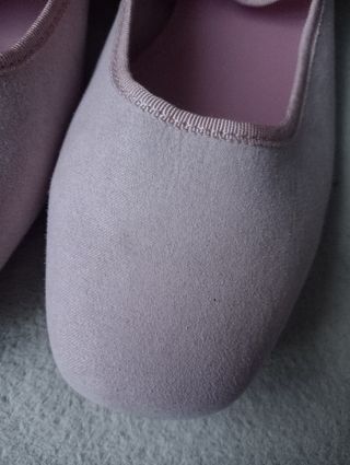 Manoletinas rosas talla 38